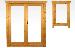 LOG CABINS: SINGLE GLAZED LOG CABINS and DOUBLE GLAZED LOG CABINS - Full pane or Georgian glazing