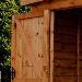 SHEDS: FITTED SHEDS and DIY SHEDS - Door options
