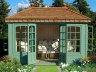 Hipped Summerhouse 512 - Cedar, Cedar Shingles Hipped Summerhouse 512 - Cedar, Cedar Shingles