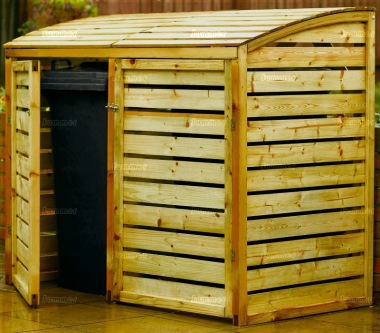 Wheelie Bin Storage Shed 261