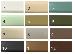 SHEDS - Paint finish - Full colour chart