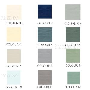 SHEDS xx - Paint finish - Full colour chart