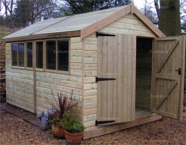 Malvern Heavy Duty Apex Shed - Heavy Duty Floor