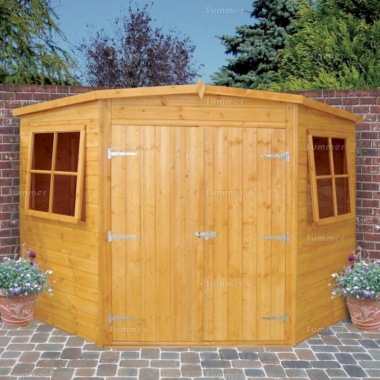 Shire Corner Shed - Double Door, FSC® Certified