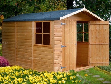 Shire Guernsey Apex Shed - Double Door, FSC® Certified