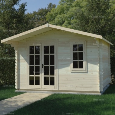 Apex 28mm Log Cabin 881 - Georgian, Double Door