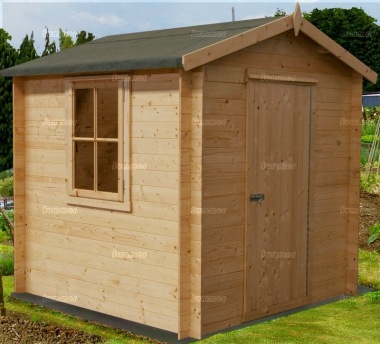 Shire Danbury Log Cabin Shed - FSC® Certified