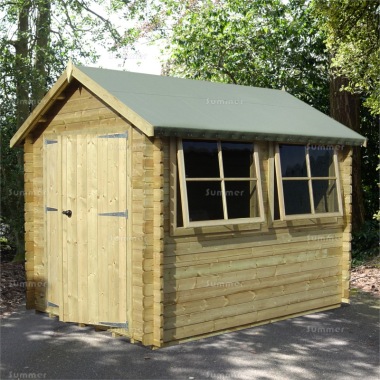 Shire Solway Log Cabin Shed - FSC® Certified