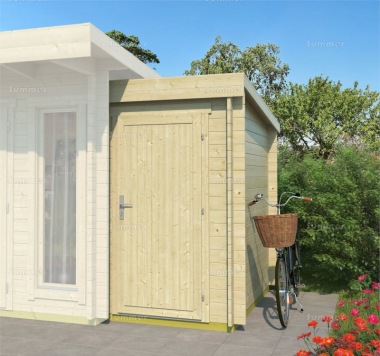 Lean To Log Cabin Shed 45 - 28mm Logs, FSC® Certified Lean To Log Cabin Shed 45 - 28mm Logs, FSC® Certified