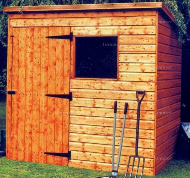 Malvern Bewdley Pent Shed - All T and G