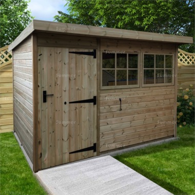 Malvern Heavy Duty Pent Shed