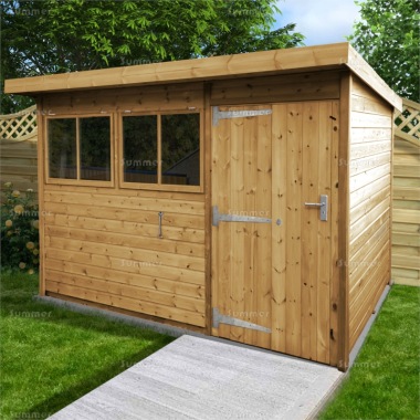 Malvern Heavy Duty Pent Shed