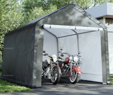 Portable Shed 520 - Woven Polyethylene Cover, Steel Framing Portable Shed 520 - Woven Polyethylene Cover, Steel Framing