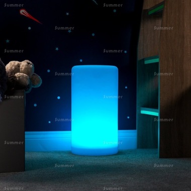 Cylinder Mood Light 123 - Solar Powered or USB, 8 Colours Cylinder Mood Light 123 - Solar Powered or USB, 8 Colours