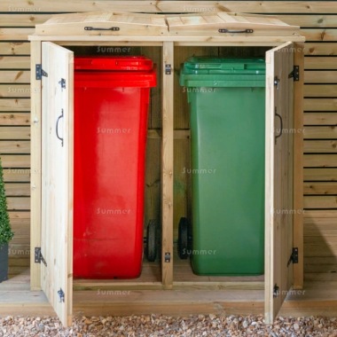 Pressure Treated Wheelie Bin Store 720 - 140L, 180L, 240L, FSC® Certified Pressure Treated Wheelie Bin Store 720 - 140L, 180L, 240L, FSC® Certified