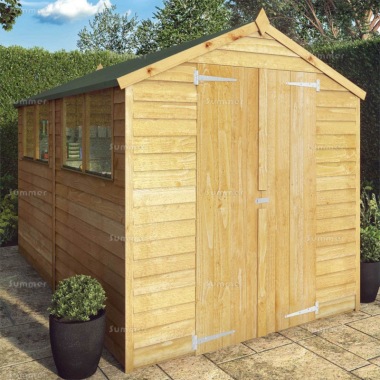 Overlap Apex Shed 270 - Double Door