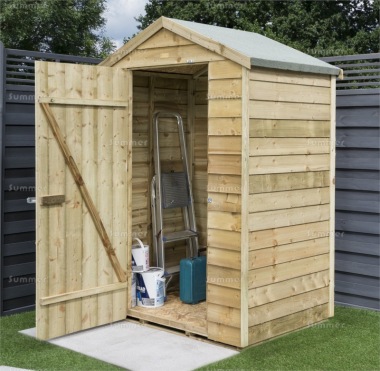 Rowlinson Overlap 4x3 Shed - Pressure Treated, FSC® Certified Rowlinson Overlap 4x3 Shed - Pressure Treated, FSC® Certified