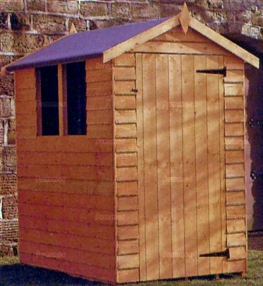 Overlap Apex Shed 077 - Boarded Floor and Roof